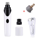 Rechargeable Nails Dog Cat Care Grooming USB Electric Pet Dog Nail Grinder Trimmer Clipper Pets Paws Nail Cutter