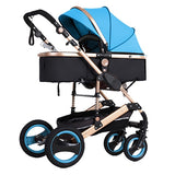 2019 new baby trolley high landscape 3 to 1 baby stroller double faced children free shipping in four seasons in Russia