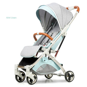 5.8 kg Light aluminium alloy stroller gold frame car Portable fold Umbrella baby stroller Newborn Travelling Pram on plane gifts