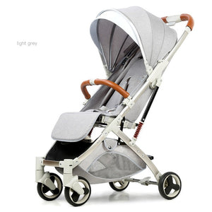 5.8 kg Light aluminium alloy stroller gold frame car Portable fold Umbrella baby stroller Newborn Travelling Pram on plane gifts