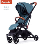 5.8 kg Light aluminium alloy stroller gold frame car Portable fold Umbrella baby stroller Newborn Travelling Pram on plane gifts