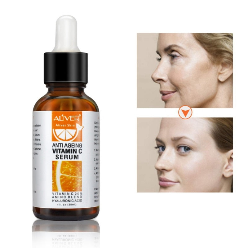 Face Facial Serum Retinol Vitamin C Serum Firming Repair Skin Anti Wrinkle Anti Acne Anti Aging Serum Skin Care 30ml